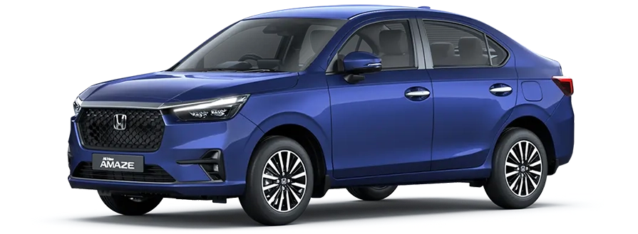 Honda Amaze in Obsidian Blue Pearl