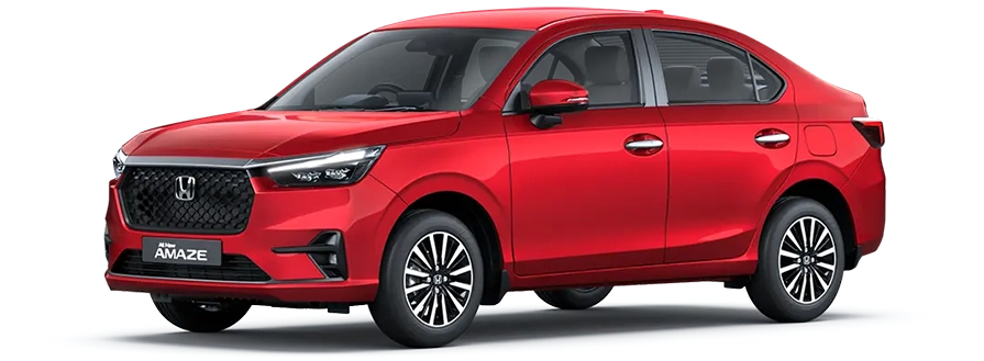 Honda Amaze in Radiant Red Metallic