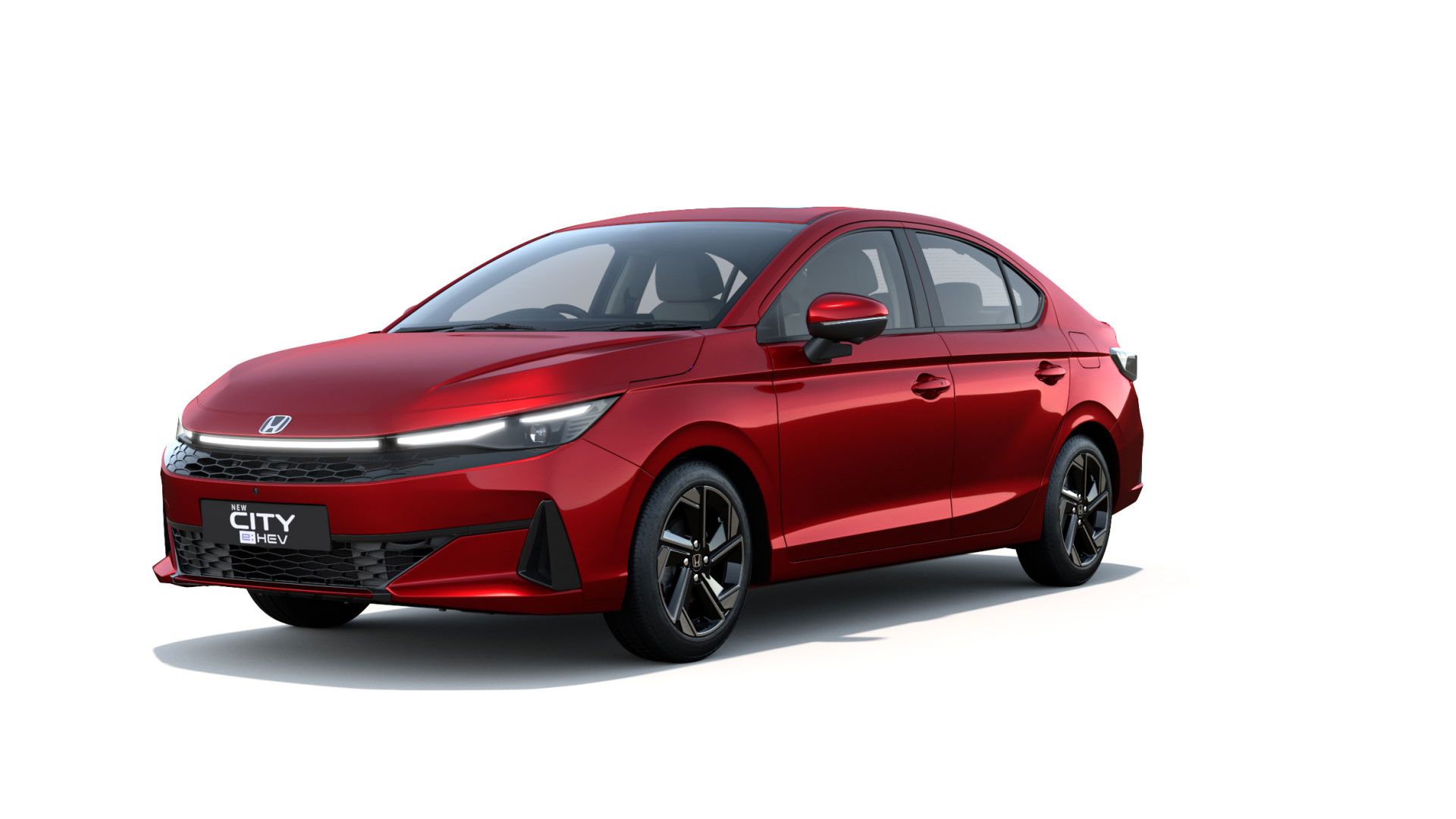 All-new Honda City e:HEV in Radiant Red Metallic