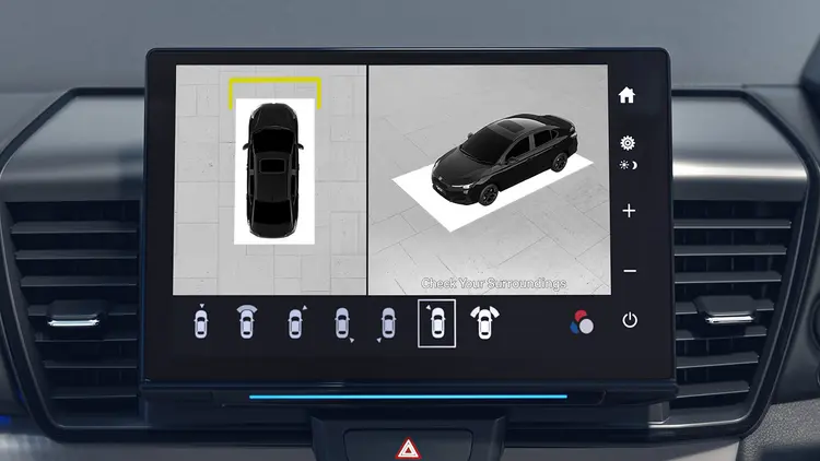 Honda City camera view
